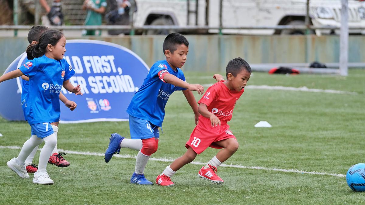 RFYC Naupang kids football league starts in Aizawl